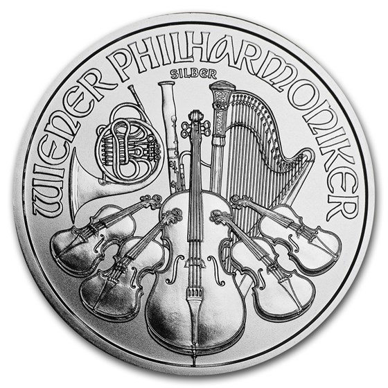 2017 Austria 1 oz Silver Philharmonic BU 2017 Austria 1 oz Silver Philharmonic BU
